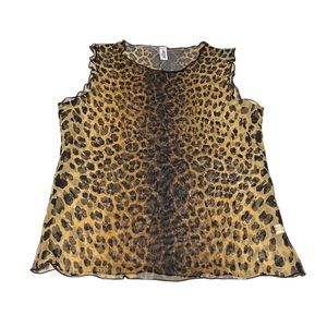 MOSCHINO 1990s Mare Mesh Top size Large